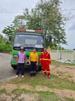 เข้าร่วมซ้อมแผนป้องกันและบรรเทาสาธารณภัย ประจำปีงบประมาณ 2568 จำลองเหตุการณ์แผ่นดินไหวและอัคคีภัย