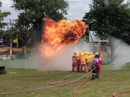 เข้าร่วมซ้อมแผนป้องกันและบรรเทาสาธารณภัย ประจำปีงบประมาณ 2568 จำลองเหตุการณ์แผ่นดินไหวและอัคคีภัย