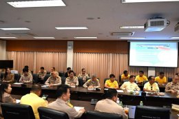 เข้าร่วมประชุมเตรียมความพร้อมป้องกันและแก้ไขปัญหาอุทกภัย และดินถล่ม (พายุคาจิกิ)