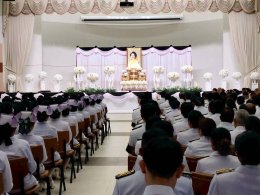 เข้าร่วมประกอบพิธีบำเพ็ญกุศลปัณรสมวาร (ครบ 15 วัน) อุทิศถวายพระราชกุศล สมเด็จพระนางเจ้าสิริกิติ์ พระบรมราชินีนาถ พระบรมราชชนนีพันปีหลวง