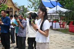 เข้าร่วมงานสรงน้ำดำหัวกู่ครูบา อดีตเจ้าอาวาสวัดสันมะโก หลวงปู่ครูบาอินต๊ะ,หลวงปู่ครูบาสุวรรณ ท่านพระครูโสภิตศีลสังวร