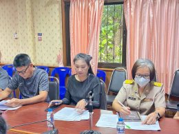 ประชุมคณะกรรมการกองทุนหลักประกันสุขภาพเทศบาลตำบลท่าเชียงทอง