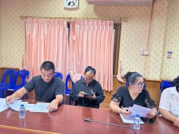 ประชุมคณะกรรมการกองทุนหลักประกันสุขภาพเทศบาลตำบลท่าเชียงทอง