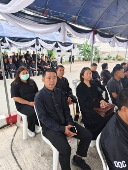 เข้าร่วมพิธีบำเพ็ญปัญญาสมวาร (๕๐ วัน) เพื่ออุทิศถวายเป็นพระราชกุศล สมเด็จพระนางเจ้าสิริกิติ์ พระบรมราชินีนาถ พระบรมราชชนนีพันปีหลวง