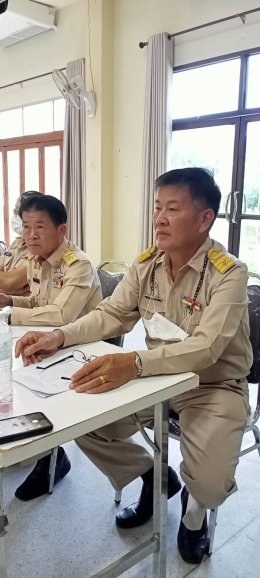 เข้าร่วมประชุมหัวหน้าส่วนราชการ รัฐวิสาหกิจ องค์กรปกครองส่วนท้องถิ่น และกำนัน ประจำเดือนตุลาคม