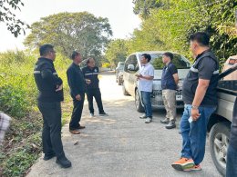 ลงพื้นที่ตรวจประตูกั้นน้ำบริเวณฝายสบตาที่ชำรุดและวางแผนการแก้ไขปัญหาให้กับเกษตรกรผู้ใช้น้ำจากลำน้ำกวงและลงพื้นที่ตรวจสอบลำเหมือง พนังกั้นน้ำ