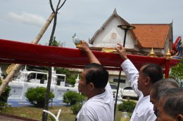 เข้าร่วมงานสรงน้ำดำหัวกู่ครูบา อดีตเจ้าอาวาสวัดสันมะโก หลวงปู่ครูบาอินต๊ะ,หลวงปู่ครูบาสุวรรณ ท่านพระครูโสภิตศีลสังวร