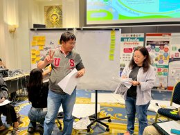 เข้าร่วมประชุมเชิงปฏิบัติการสรุปบทเรียนการป้องกันและแก้ไขปัญหาอุบัติเหตุทางถนนในระดับอำเภอ