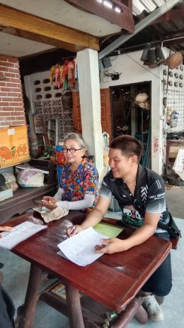 ลงพื้นที่เยี่ยม ผู้ประสบปัญหาทางสังคมหมู่ที่ 1
