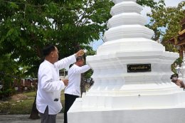 เข้าร่วมงานสรงน้ำดำหัวกู่ครูบา อดีตเจ้าอาวาสวัดสันมะโก หลวงปู่ครูบาอินต๊ะ,หลวงปู่ครูบาสุวรรณ ท่านพระครูโสภิตศีลสังวร