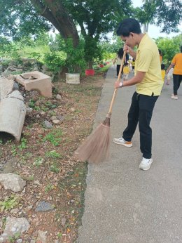 จัดกิจกรรมโครงการ วัด ประชา รัฐ สร้างสุข "รวมพลังสร้างสัปปายะสู่วัดด้วยวิถี 5 ส. (Big Cleaning Day)