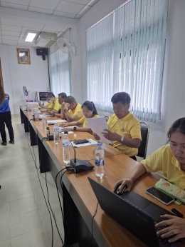 เข้าร่วมประชุมคณะกรรมการการให้ความช่วยเหลือผู้ประสบภัยพิบัติกรณีฉุกเฉินอำเภอเมืองลำพูน