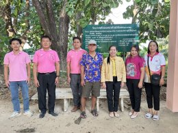 ลงพื้นที่ตรวจหน้างานโครงการก่อสร้างอาคารโดมเอนกประสงค์สุสานบ้านแม่ทาหลง - ท่าศาลา หมู่ที่ 9