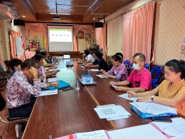 การประชุมผู้สมัครรับเลือกตั้งสมาชิกสภาเทศบาลและนายกเทศมนตรี ผ่านระบบ Zoom Meeting เพื่อชี้แจงข้อกฎหมาย ระเบียบ