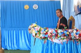 พิธีมอบใบประกาศนียบัตรแก่ผู้สำเร็จการศึกษา นักเรียนโรงเรียนผู้สูงอายุเทศบาลตำบลท่าเชียงทอง