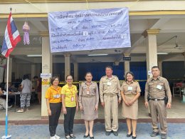 ออกตรวจเยี่ยมและสังเกตุการณ์ ณ หน่วยเลือกตั้ง ในเขตเทศบาลตำบลท่าเชียงทอง
