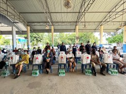 ได้ต้อนรับนายสมาน กองแก้ว นายอำเภอเมืองลำพูน ในการลงพื้นที่มอบถุงยังชีพและให้กำลังใจราษฎรผู้ที่ได้รับผลกระทบจากอุทกภัยฝนตกหนักในช่วงที่ผ่าน