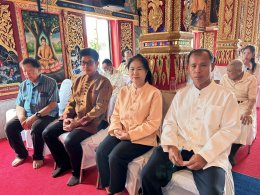 เข้าร่วมทำบุญงานประจำปีสรงน้ำพระธาตุเจดีย์สหลีจอมยอง วัดสันมะกรูด และสรงน้ำกู่อัฐิ ครูบากาบ กาวิโล อดีตเจ้าอาวาสวัดสันมะกรูด