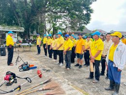 จัด"กิจกรรมปรับปรุงภูมิทัศน์ ตัดกิ่งไม้ที่บดบังทัศนะวิสัย จุดเสี่ยงอุบัติเหตุ ในเขตพื้นที่เทศบาลตำบลท่าเชียงทอง"