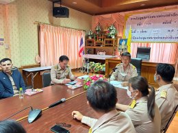 ร่วมให้การต้อนรับ คณะจากองค์การบริหารส่วนจังหวัดลำพูน ในโอกาสที่ได้เดินทางมาส่ง สิบเอกภานุพันธ์ ปันแสง