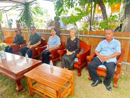 เข้าร่วมพิธีพระราชทานเพลิงศพ คุณแม่ทวีศรี ใจทัน