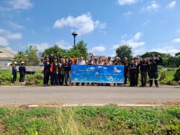 กิจกรรมจิตอาสาเดินหน้ากำจัดผักตบชวาและวัชพืชทางน้ำ ในลำน้ำแม่กวง (บริเวณ ด้านหลังโรงเรียนเฉลิมพระเกียรติ 48 พรรษา ในพระราชูปถัมภ์ฯ)