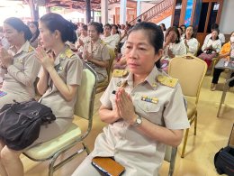 ร่วมงานบวงสรวง งานประเพณีใส่ขันดอกไม้บูชาอินทขิล เสาหลักเมืองป่าซาง