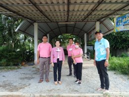 ลงพื้นที่ตรวจเยี่ยมโครงการก่อสร้างระบบระบายน้ำ ด้วยการวางท่อระบายน้ำคอนกรีตเสริมเหล็ก หมู่ที่ 4 บ้านสันมะโก ตำบลบ้านแป้น อำเภอเมือง จังหวัดลำพูน