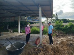 ลงพื้นที่ตรวจเยี่ยมโครงการก่อสร้างระบบระบายน้ำ ด้วยการวางท่อระบายน้ำคอนกรีตเสริมเหล็ก หมู่ที่ 4 บ้านสันมะโก ตำบลบ้านแป้น อำเภอเมือง จังหวัดลำพูน