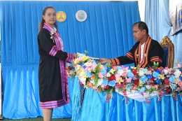 พิธีมอบใบประกาศนียบัตรแก่ผู้สำเร็จการศึกษา นักเรียนโรงเรียนผู้สูงอายุเทศบาลตำบลท่าเชียงทอง