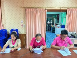 เข้าร่วมประชุมการจัดทำแผนสุขภาพชุมชน/แผนสุขภาพกองทุนหลักประกันสุขภาพเทศบาลตำบลท่าเชียงทอง