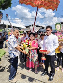 ร่วมทำบุญทอดกฐินสามัคคีเพื่อสมทบทุนปรับปรุงฌาปนสถาน (ป่าช้าบ้านสันมะกรูด)