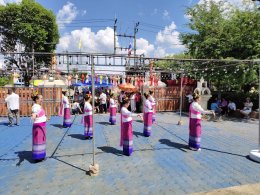 ร่วมทำบุญทอดกฐินสามัคคีเพื่อสมทบทุนปรับปรุงฌาปนสถาน (ป่าช้าบ้านสันมะกรูด)