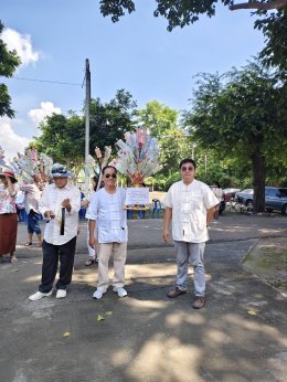 ร่วมทำบุญทอดกฐินสามัคคีเพื่อสมทบทุนบูรณะโรงครัวและซุ้มป้าย/ป้ายหินอ่อนประวัติวัดป่าซางน้อย 