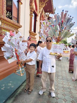 ร่วมทำบุญทอดกฐินสามัคคีเพื่อสมทบทุนบูรณะโรงครัวและซุ้มป้าย/ป้ายหินอ่อนประวัติวัดป่าซางน้อย 