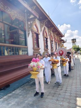 ร่วมทำบุญทอดกฐินสามัคคีเพื่อสมทบทุนบูรณะโรงครัวและซุ้มป้าย/ป้ายหินอ่อนประวัติวัดป่าซางน้อย 