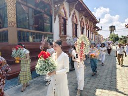 ร่วมทำบุญทอดกฐินสามัคคีเพื่อสมทบทุนบูรณะโรงครัวและซุ้มป้าย/ป้ายหินอ่อนประวัติวัดป่าซางน้อย 
