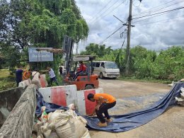  ดำเนินการเปิดสะพานบริเวณ สะพานท่ากู่