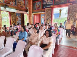 ร่วมทำบุญทอดกฐินสามัคคีเพื่อสมทบทุนในการบูรณะปฏิสังขรณ์เสนาสนะ ทอดถวาย ณ วัดสันมะโก