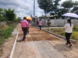 ลงพื้นที่สำรวจหน้างานโครงการคอนกรีตเสริมเหล็ก ซอยตรงข้าม หอปูไข่ 