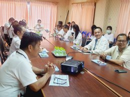 โครงการฝึกอบรม "คุณธรรมจริยธรรม และพัฒนาศักยภาพในการปฏิบัติงานฯ" หลักสูตร "คุณธรรม น้อมนำจิต งานสัมฤทธิ์ ชีวิตรื่นรมย์"