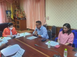 เข้าร่วมประชุม โครงการเสริมศักยภาพชุมชนท้องถิ่น สร้างชีวิตวิถีใหม่ สู่อำเภอขับขี่ปลอดภัย