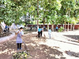 กิจกรรมทำความสะอาด (Big cleaning day) ตามโครงการ วัด ประชารัฐ สร้างสุข  เทศบาลตำบลท่าเชียงทอง