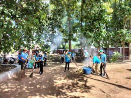 กิจกรรมทำความสะอาด (Big cleaning day) ตามโครงการ วัด ประชารัฐ สร้างสุข  เทศบาลตำบลท่าเชียงทอง