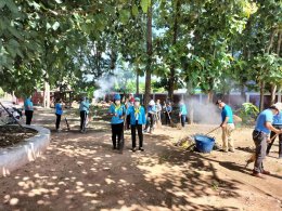 กิจกรรมทำความสะอาด (Big cleaning day) ตามโครงการ วัด ประชารัฐ สร้างสุข  เทศบาลตำบลท่าเชียงทอง