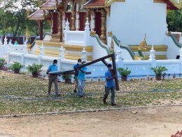 กิจกรรมทำความสะอาด (Big cleaning day) ตามโครงการ วัด ประชารัฐ สร้างสุข  เทศบาลตำบลท่าเชียงทอง