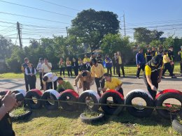 เข้าร่วมงานมหกรรมความปลอดภัย "หละปูนม่วนใจ๋ ปีใหม่ ไร้อุบัติเหตุ 2568" 