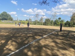 ดำเนินการควบคุมดูแลการจัดสนามกีฬาเทศบาล เพื่อเตรียมการแข่งขันกีฬาเชื่อมความสามัคคีต้านยาเสพติด เทศบาลตำบลท่าเชียงทอง