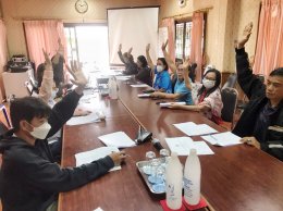 ประชุมคณะกรรมการโครงการปรับสภาพแวดล้อมที่อยู่อาศัยให้แก่คนพิการและผู้สูงอายุเทศบาลตำบลท่าเชียงทองประจำปีงบประมาณ 2567