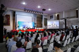 รับฟังการแถลงข่าว การจัดงาน การดูแลสุขภาพด้วย Digital Platform Lamphun Smart Health